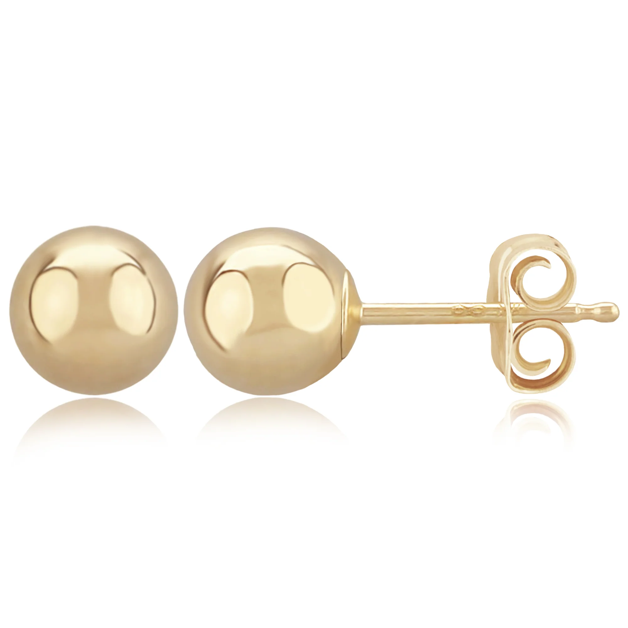 Classic Ball Stud Earrings - Image 3
