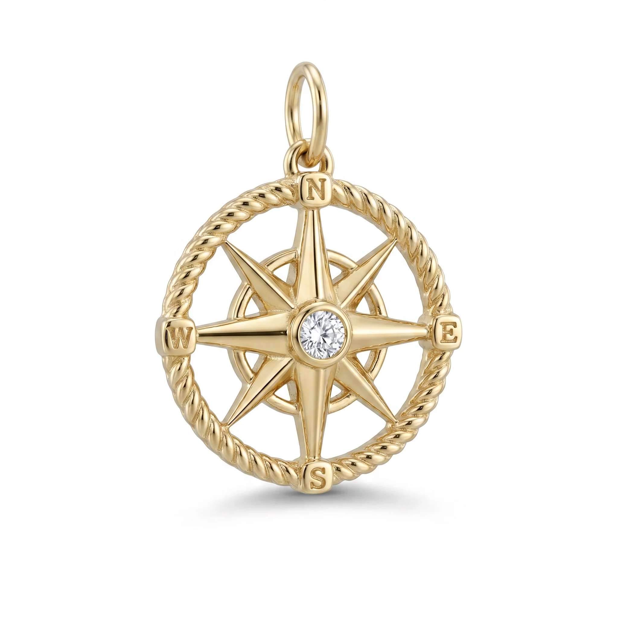 Diamond Compass Pendant - Image 2