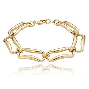 Freeform Rectangular Link Bracelet