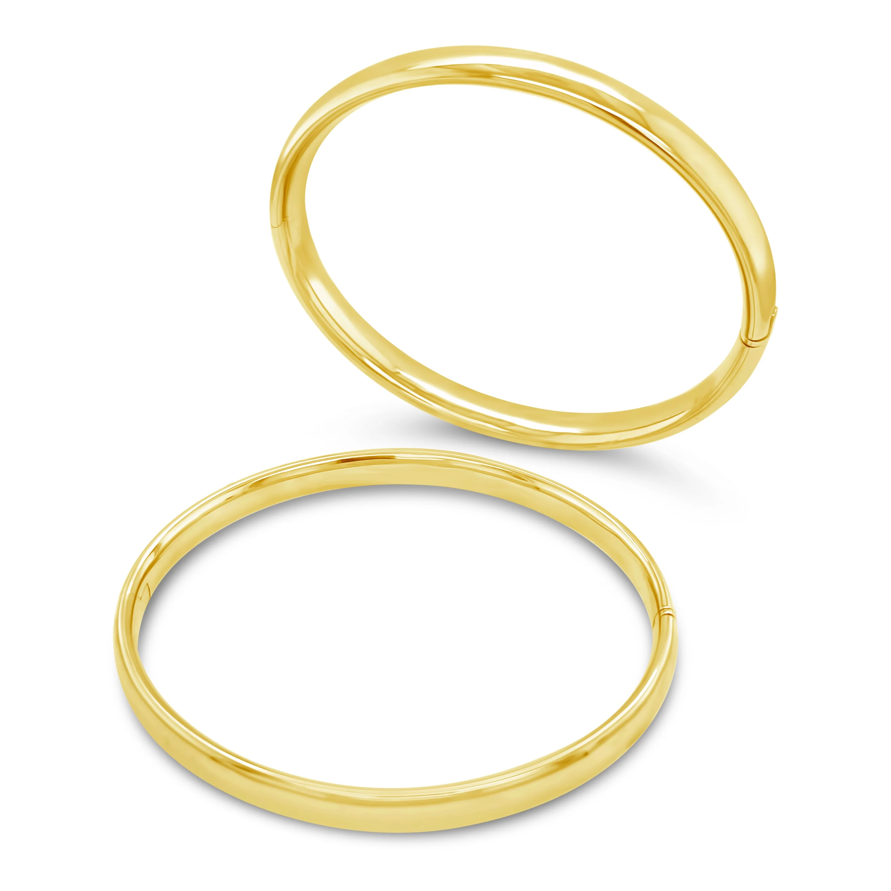 Narrow Seamless Hinge Bangle Bracelet - Image 4