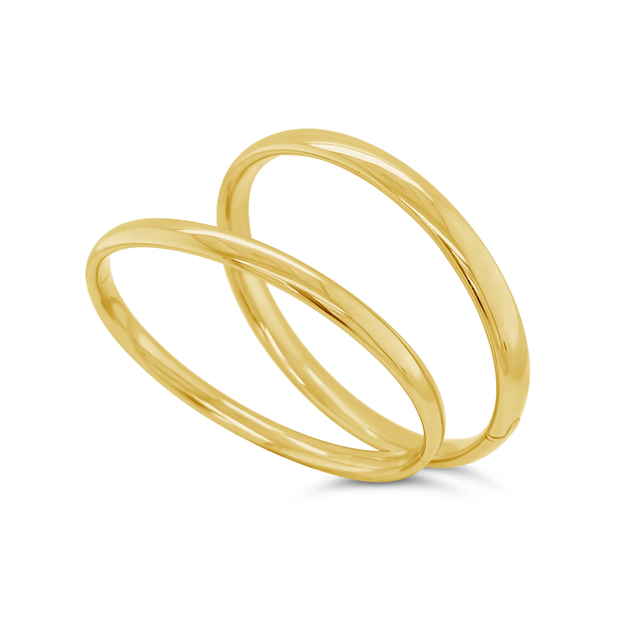 Narrow Seamless Hinge Bangle Bracelet - Image 5