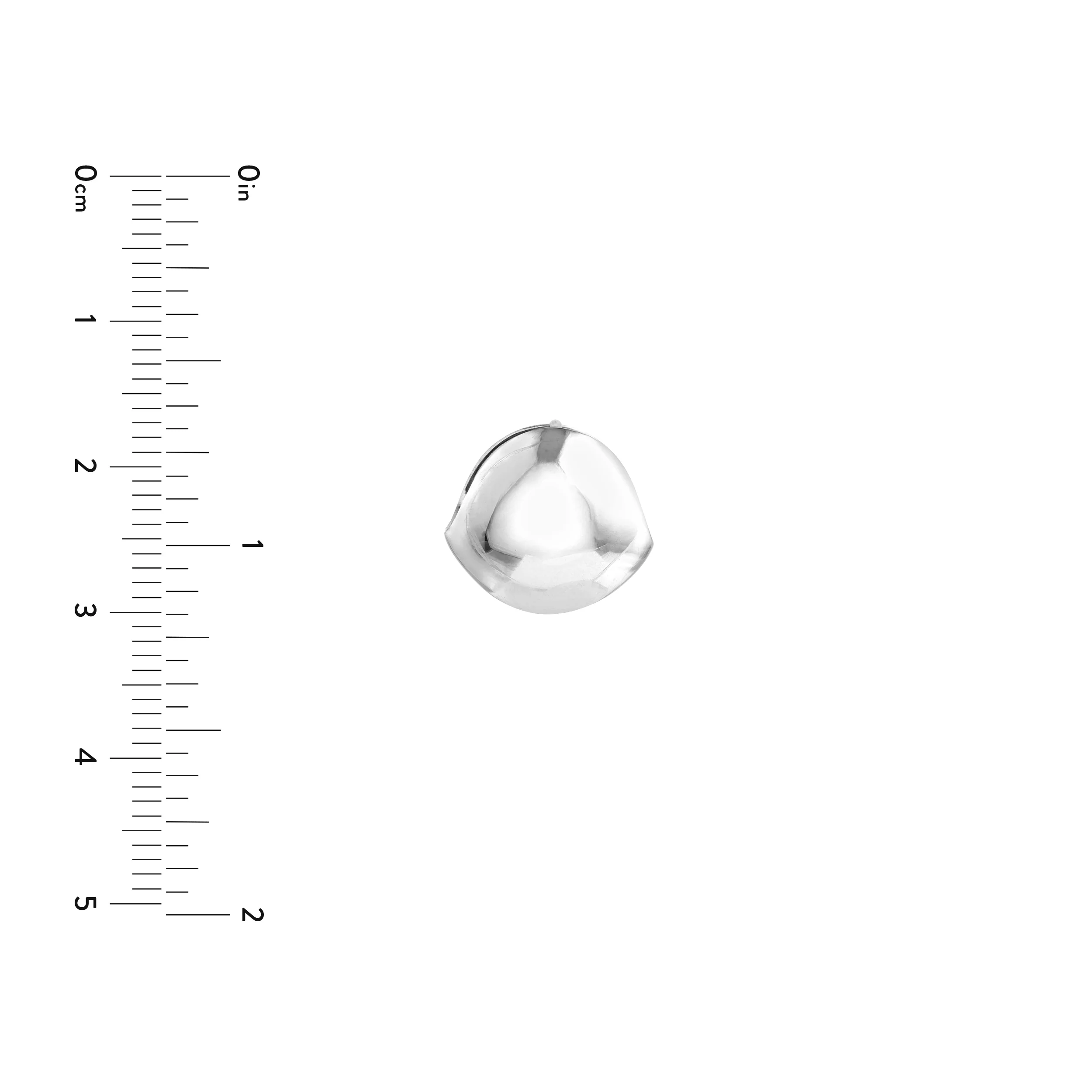 Round Puff Click Hoop Earrings - Image 4