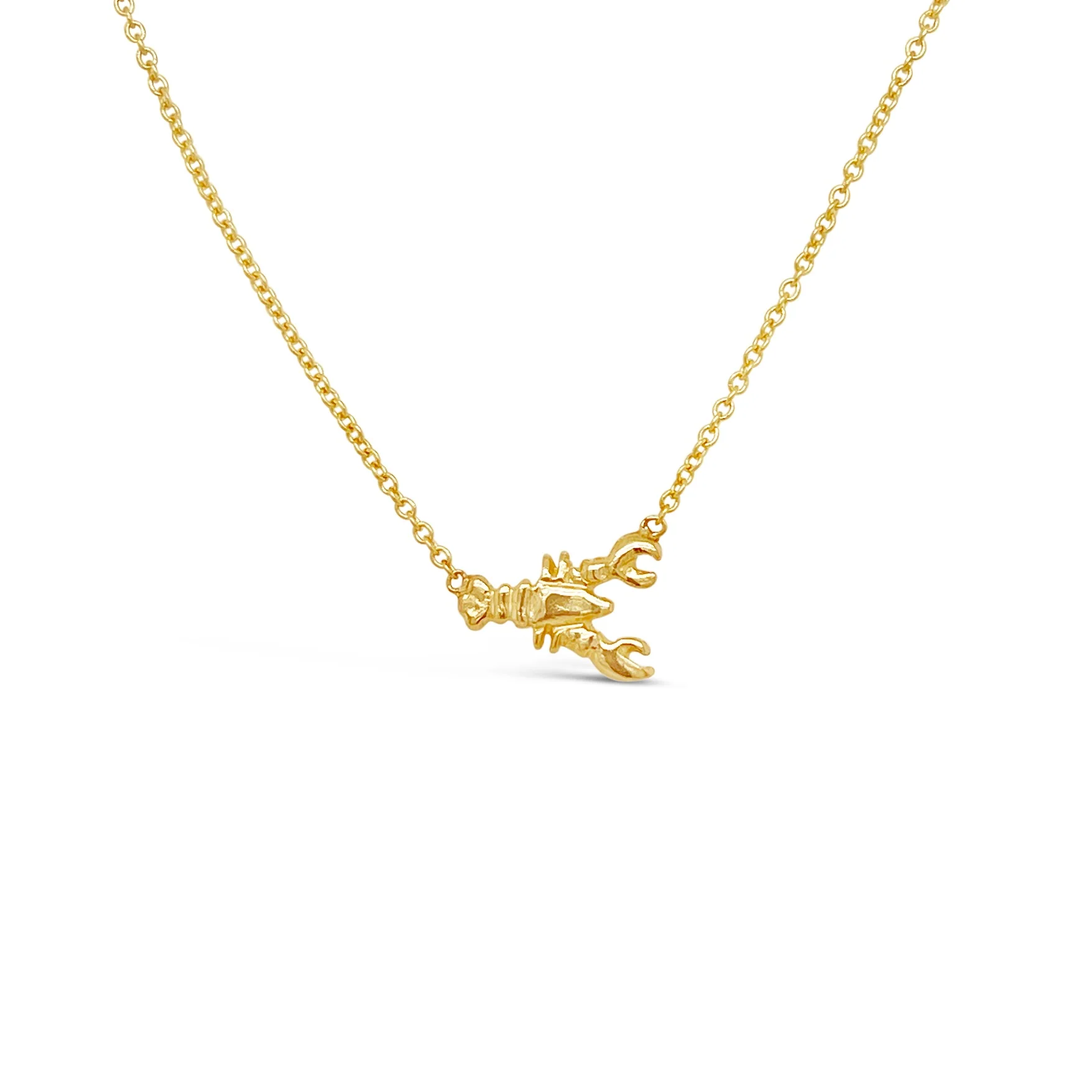 Tiny Lobster Necklace