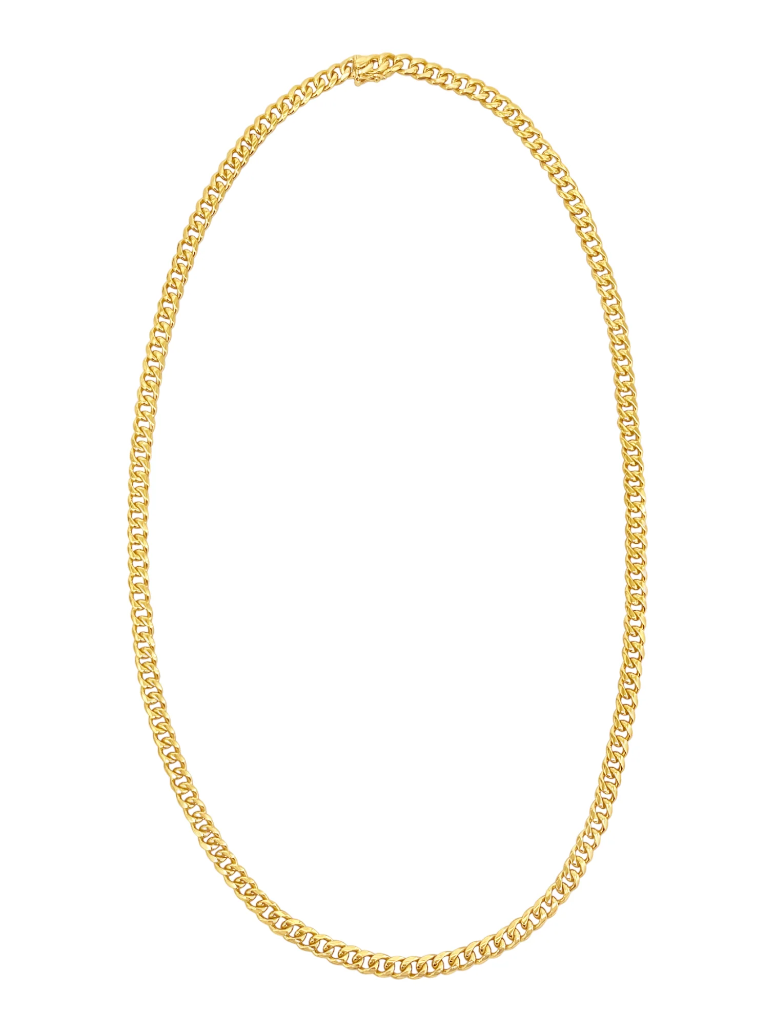 Solid Cuban Link Necklace