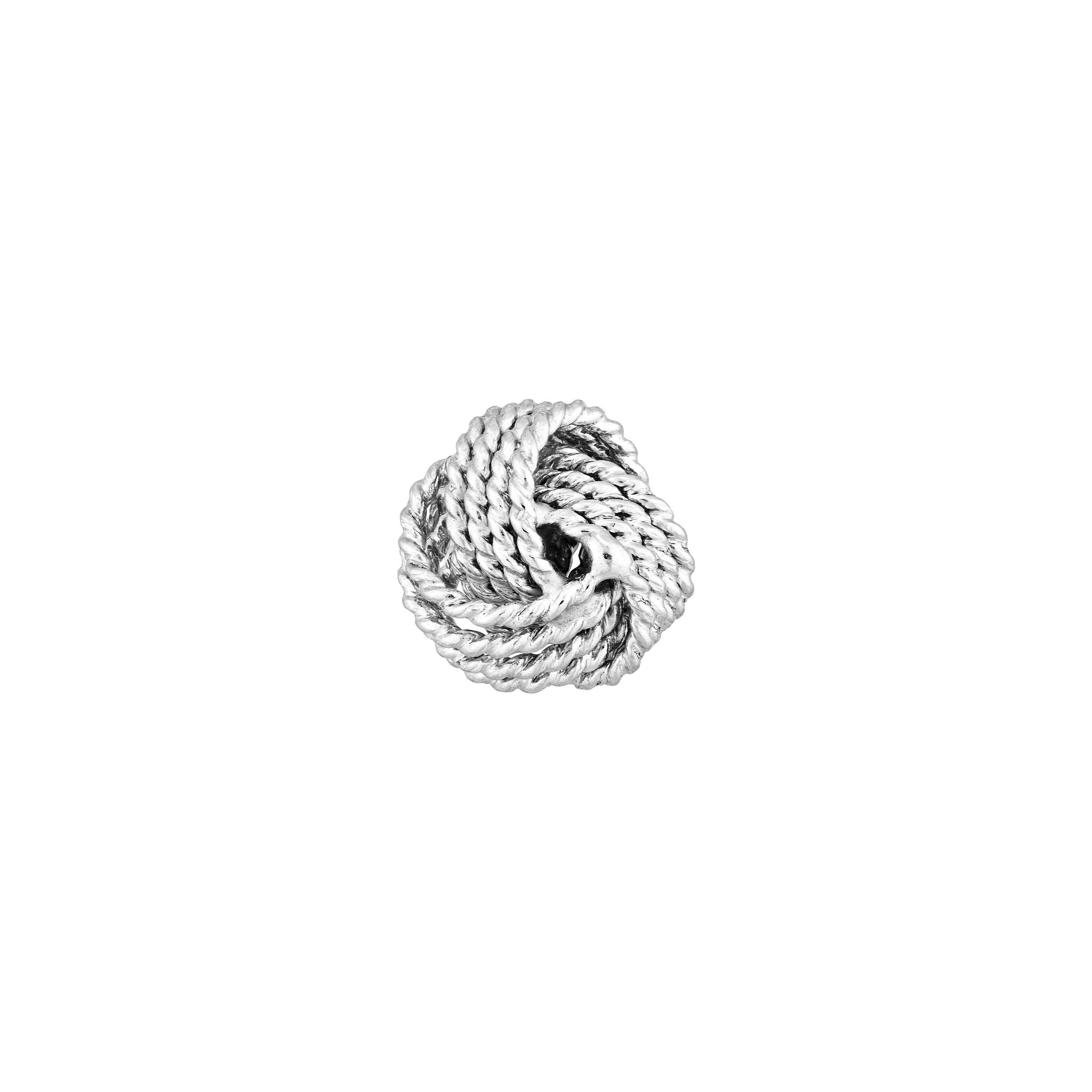 Twisted Love Knot Stud Earrings - Image 2